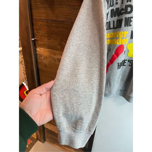 Travis Scott McDonald’s Order Puff Print Crewneck Sweater XL Hype 2020 - Picture 4 of 7